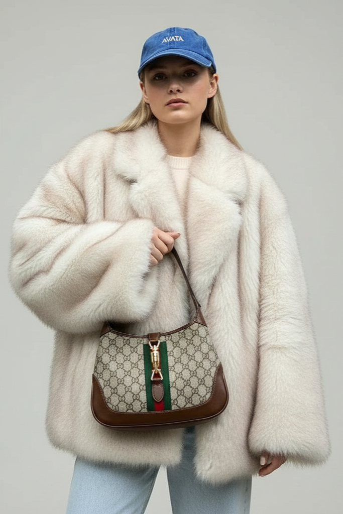 Chaqueta de piel sintética para mujer Renixa