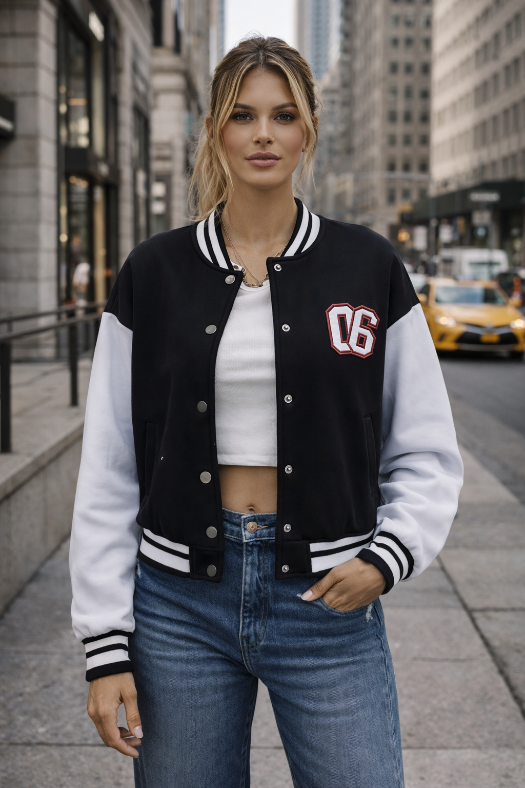 Veste Blouson Baseball Femme Viora