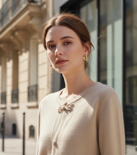 Looméra Damen Kaschmir-Wollpullover