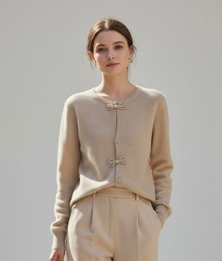 Looméra Damen Kaschmir-Wollpullover