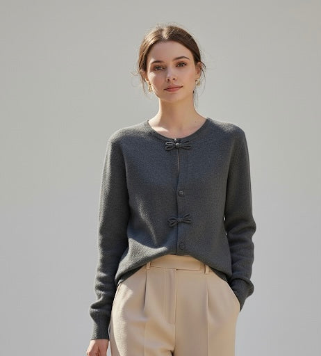 Looméra Damen Kaschmir-Wollpullover