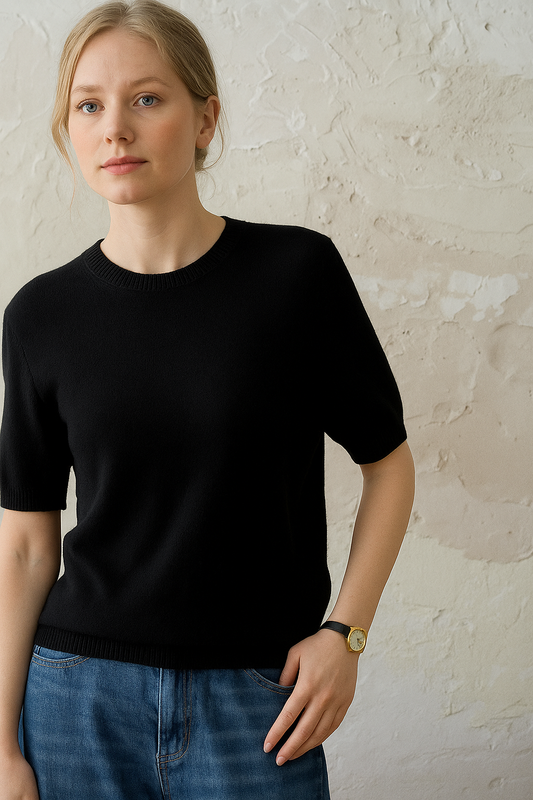 Pull sans manches Cachemire Femme Avelyne