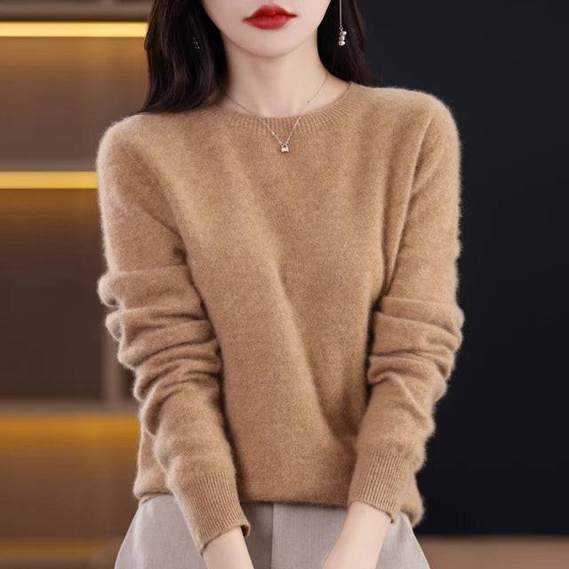 Women's Cashmere Wool Sweater CashmireLoom