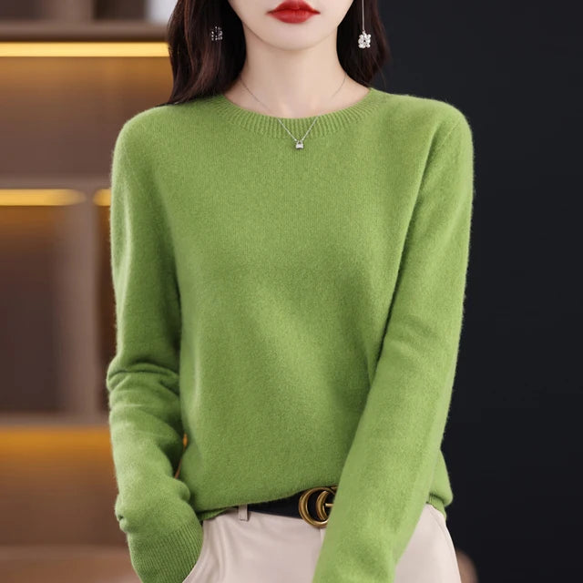 Women's Cashmere Wool Sweater CashmireLoom