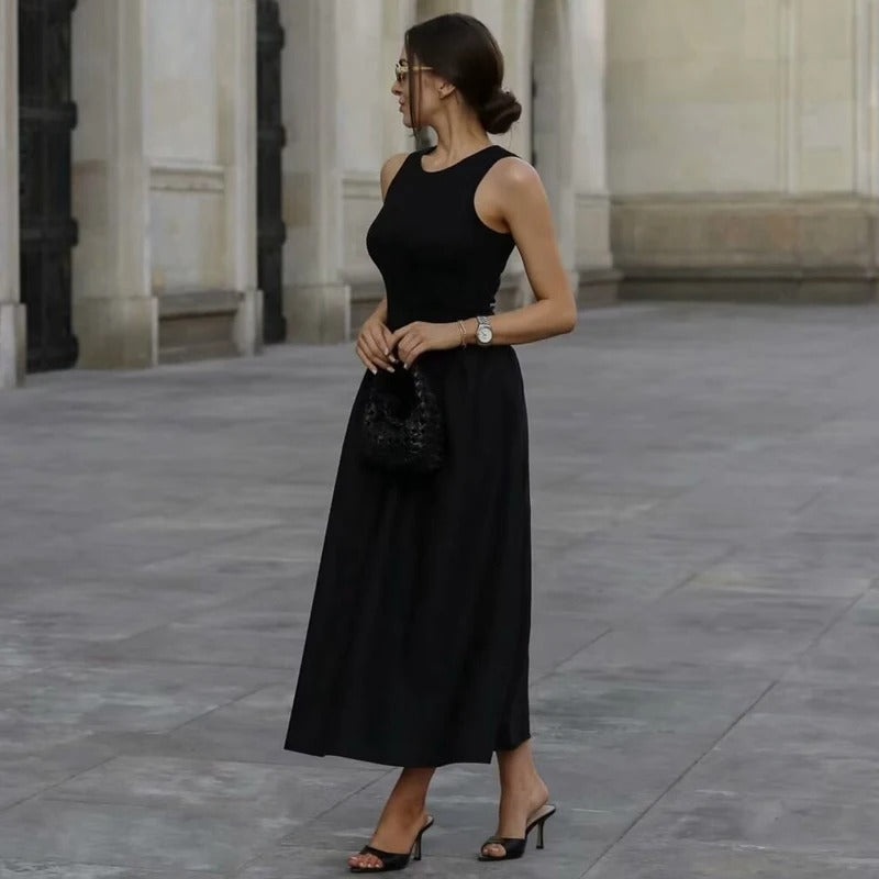 Estalya Damen Langes Kleid