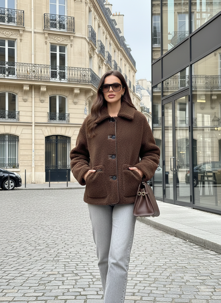 Chaqueta Abrigada Para Mujer Noryn