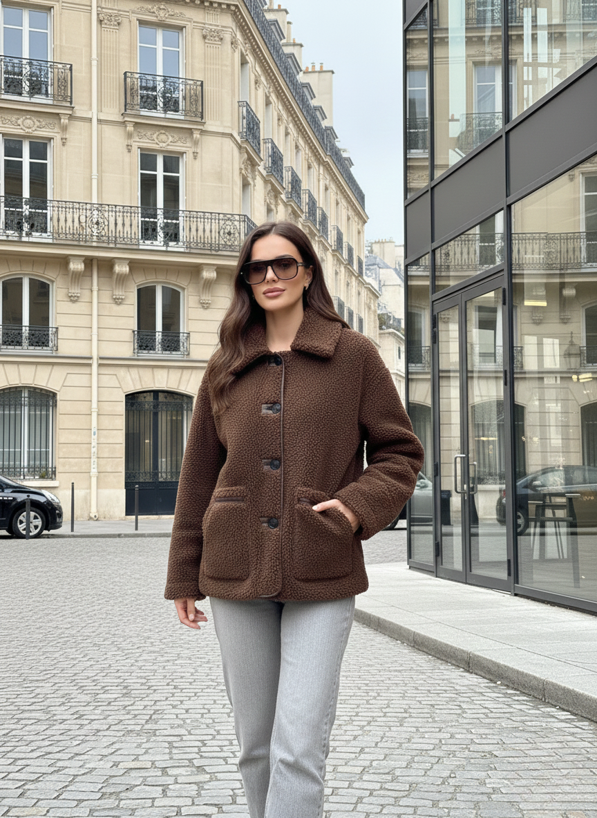 Chaqueta Abrigada Para Mujer Noryn