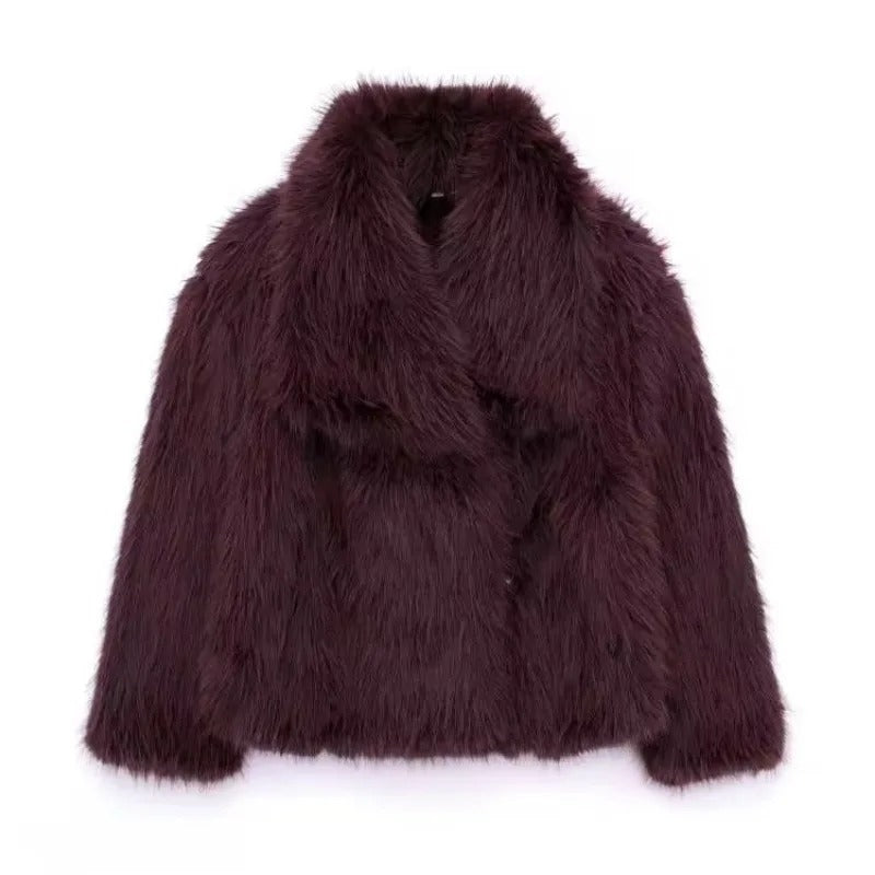 Furva Women's Faux Fur Jacket