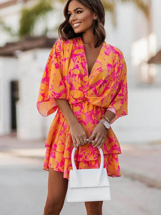 Robe à imprimé Floral Florencia