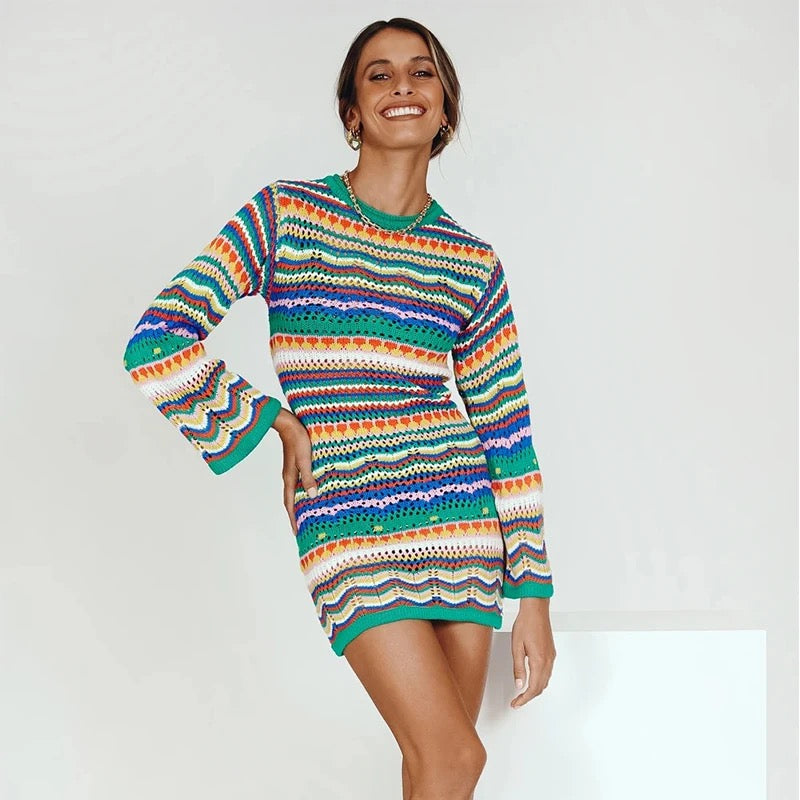 Robe en tricot ColibriLoom