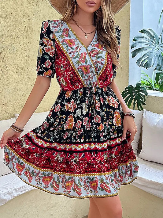 Robe à fleurs FloriBoho