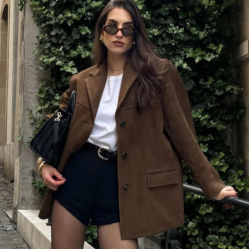 Aurenka Women's Vintage Coat