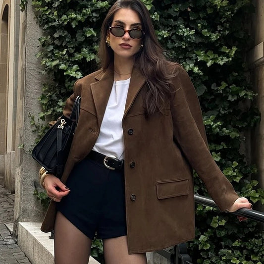 Manteau Vintage Femme Aurenka