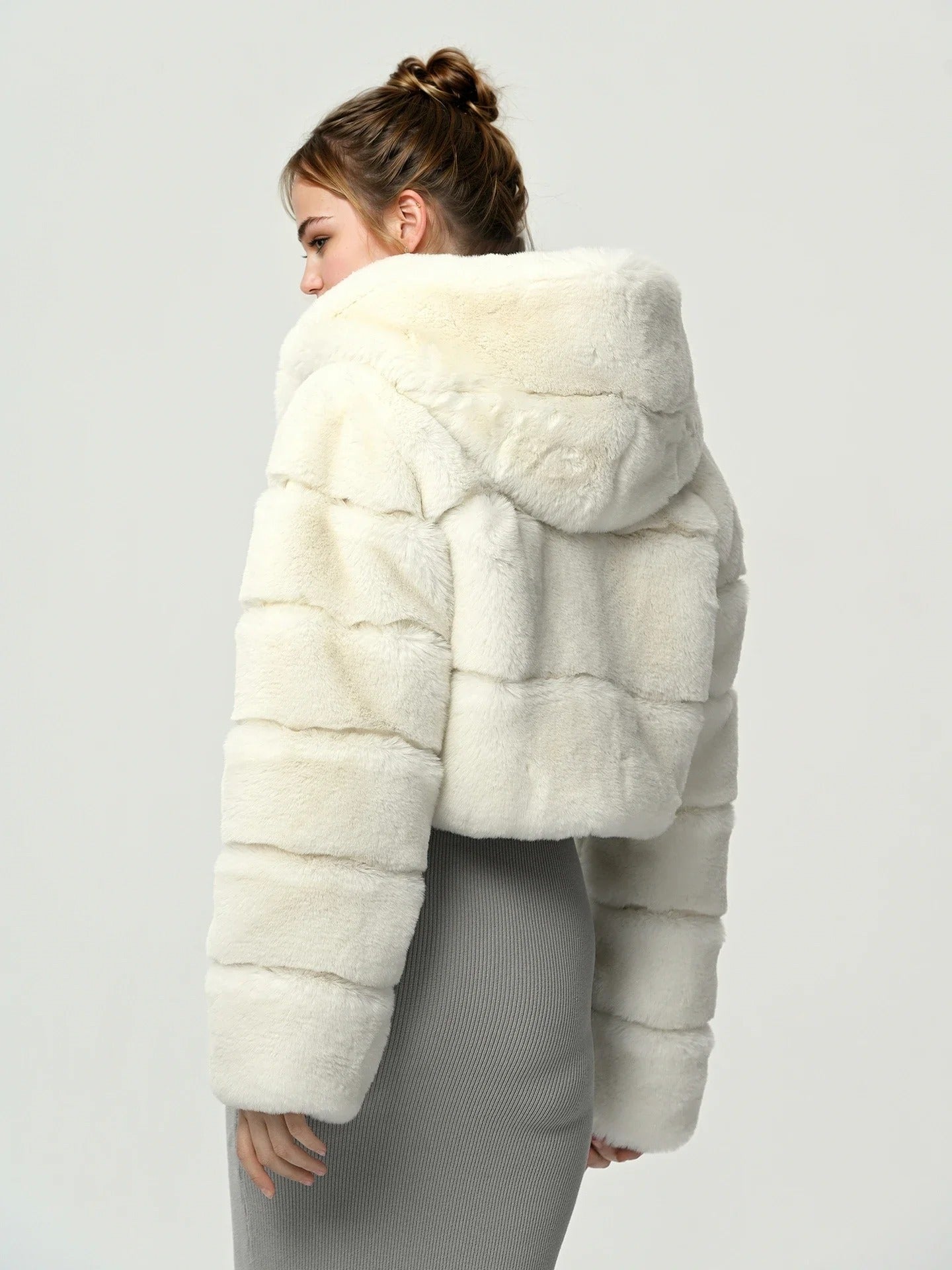 Lunafour Women's Fur Jacket