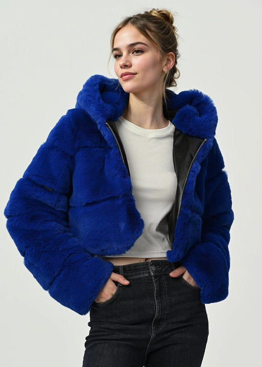 Veste Fourrure Femme Lunafour