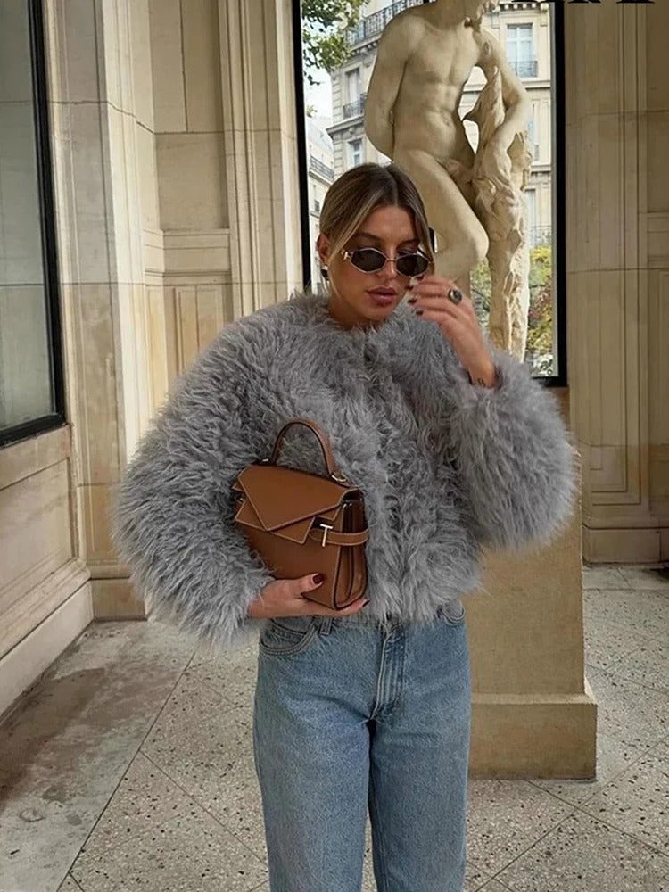 Women's Fur Coat Gryséa