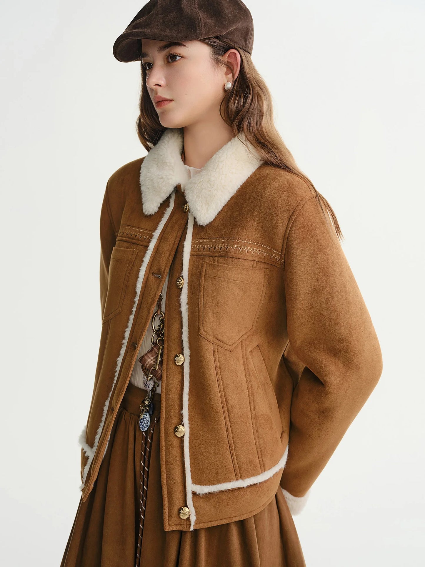 Serava Damen Retromantel