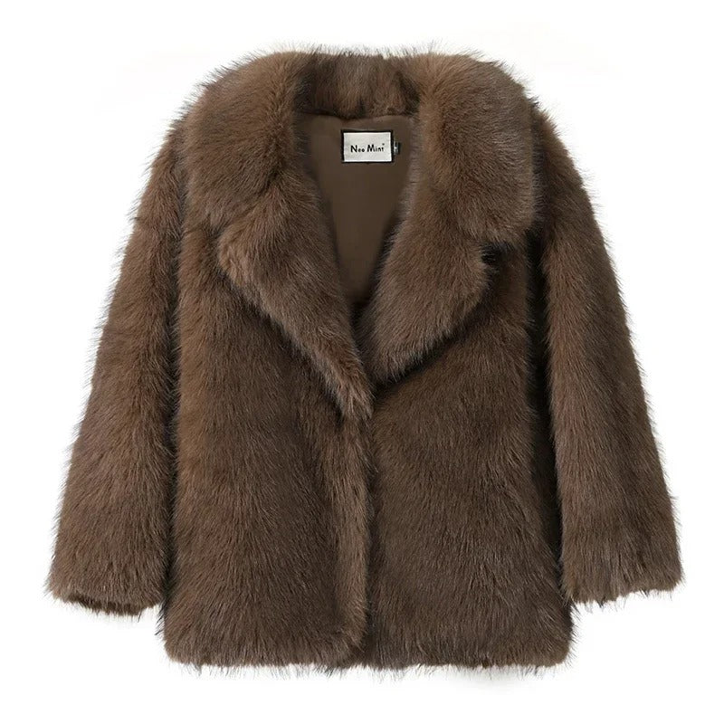 Ferléa Women's Faux Fur Coat
