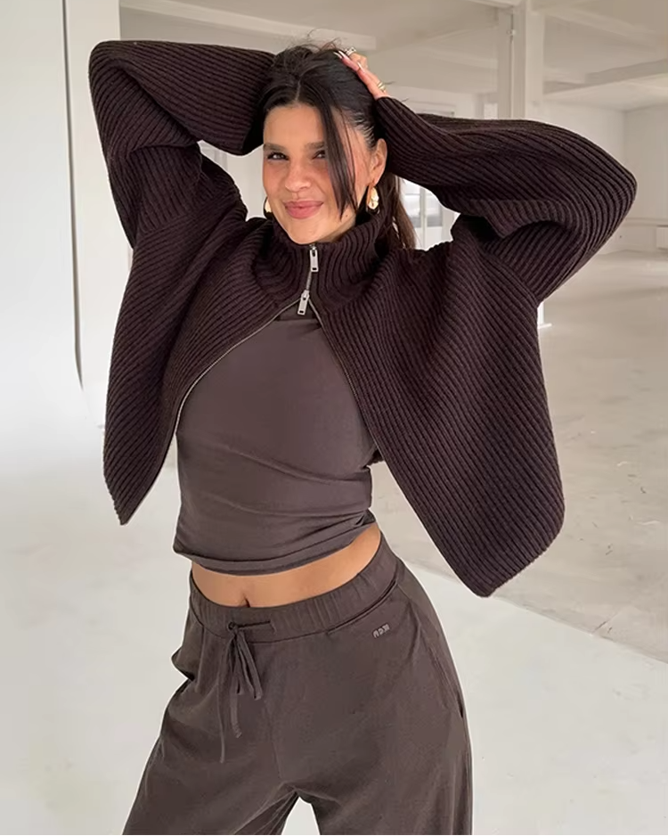 Pull Col Roulé Femme Zaloria