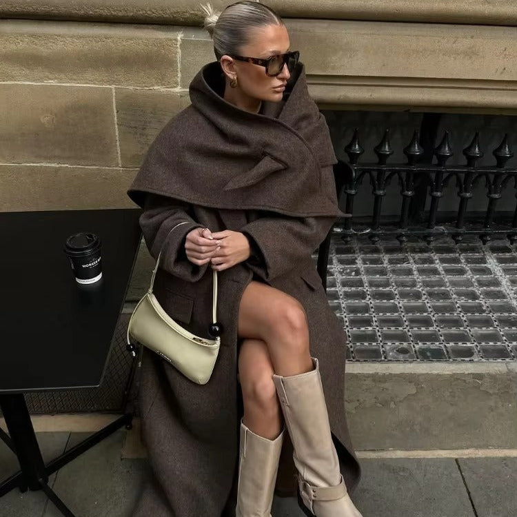 Solena Women's Wool Overcoat 