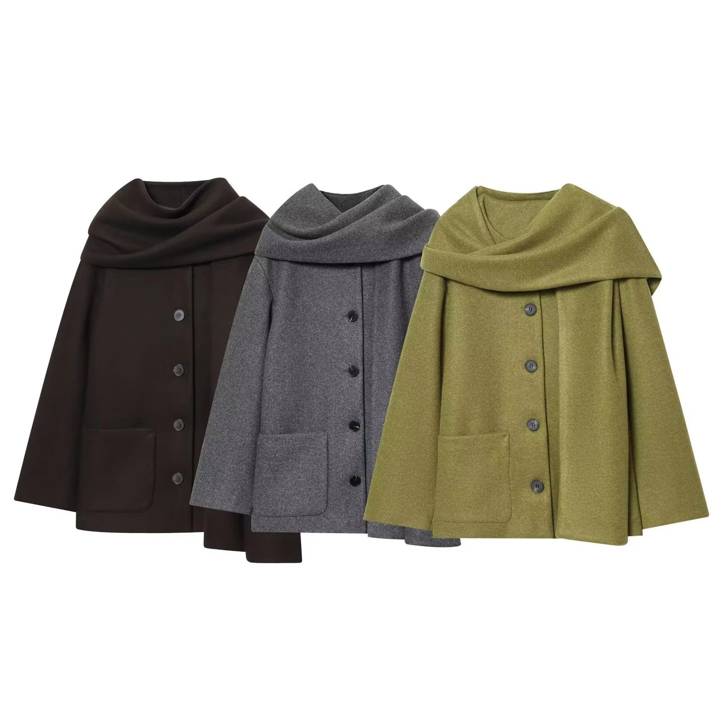 Manteau avec Écharpe Scarvona