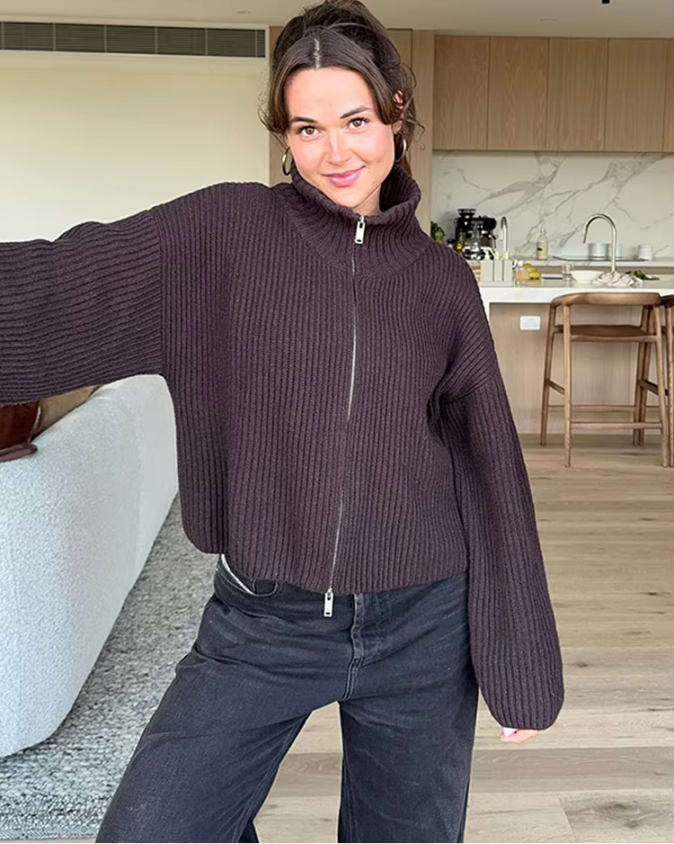 Pull Col Roulé Femme Zaloria
