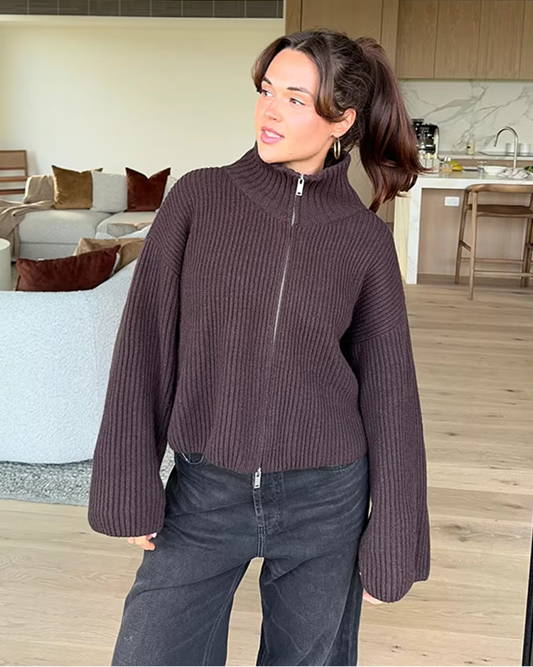 Pull Col Roulé Femme Zaloria