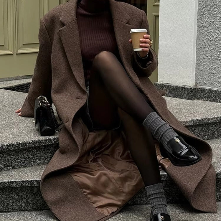 Solena Women's Wool Overcoat 