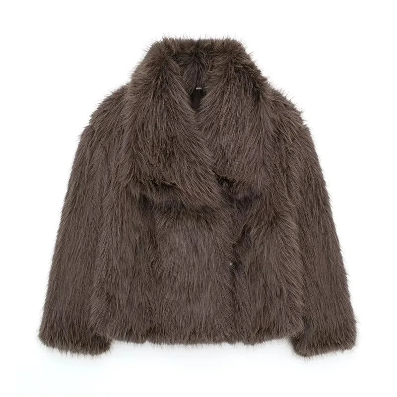 Furva Women's Faux Fur Jacket