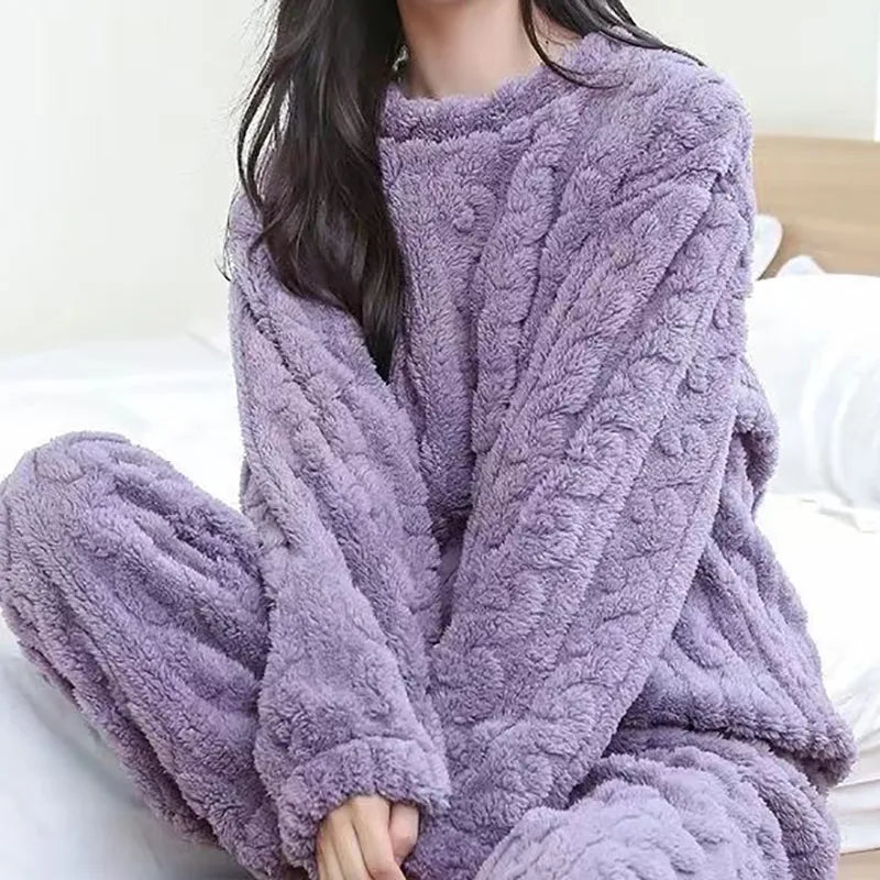 Ensemble pyjama femme hiver PolaireCozy