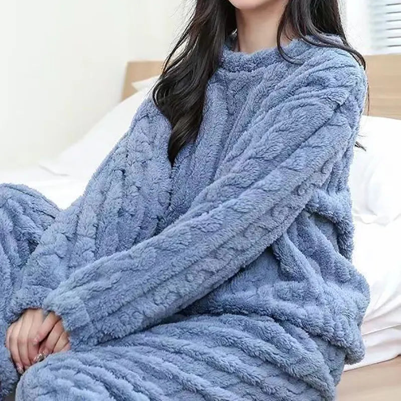 PolarCozy women's winter pajamas set