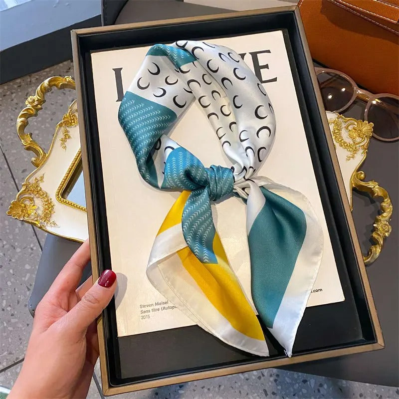 Foulard en Satin Femme Maressa