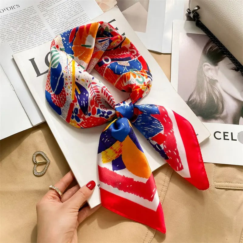 Foulard en Satin Femme Maressa