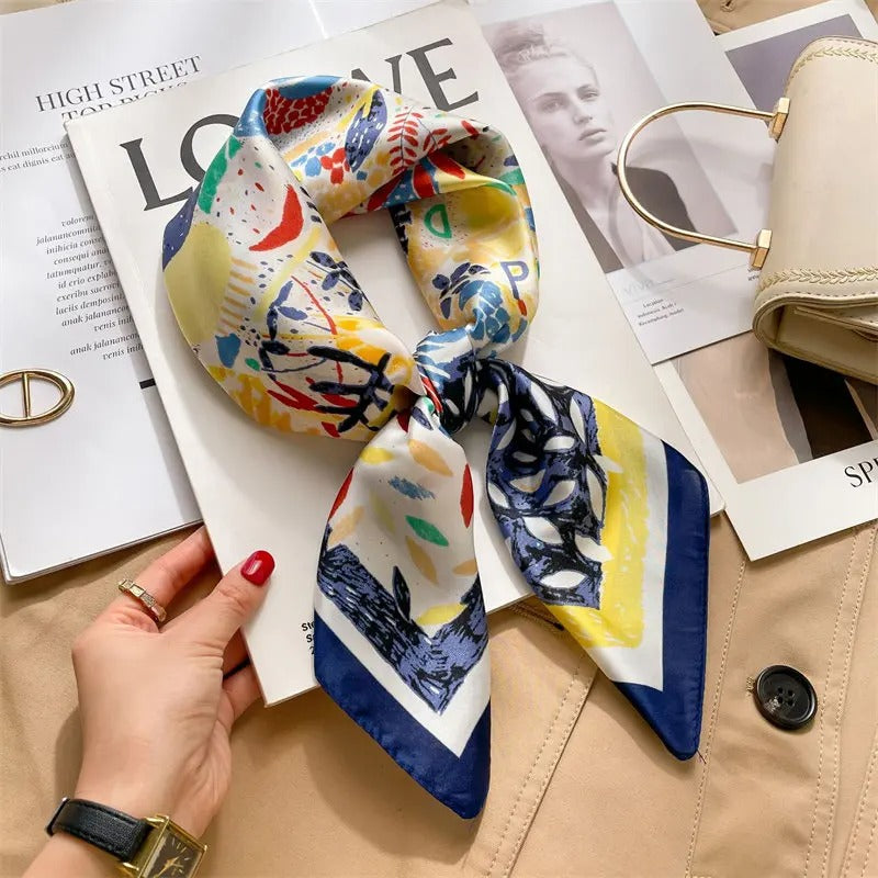 Foulard en Satin Femme Maressa