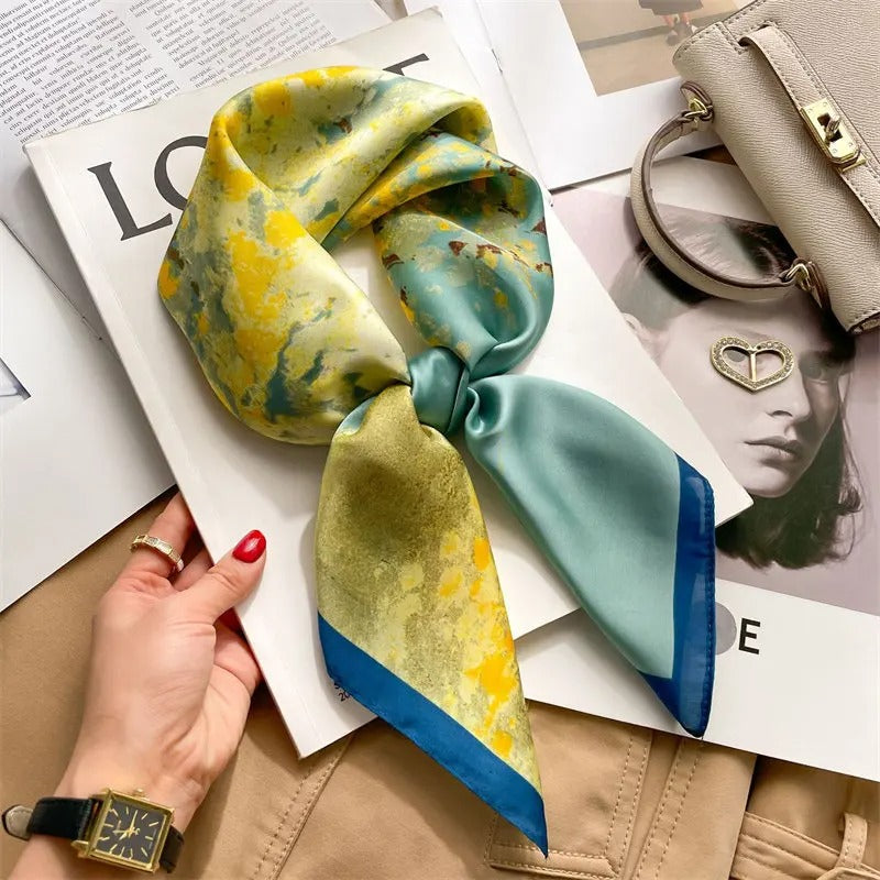 Foulard en Satin Femme Maressa