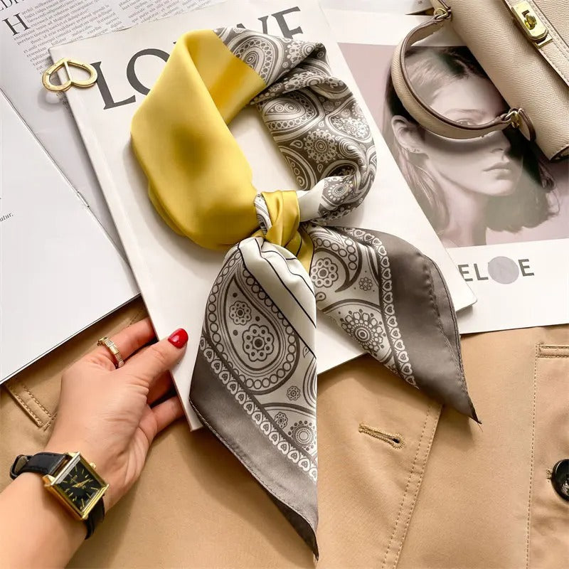 Foulard en Satin Femme Maressa