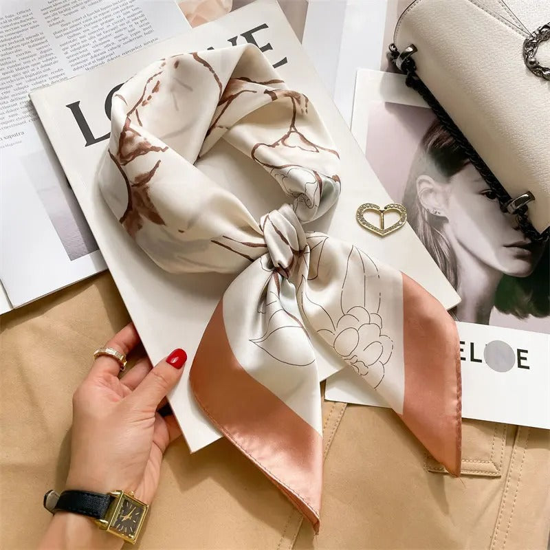 Foulard en Satin Femme Maressa