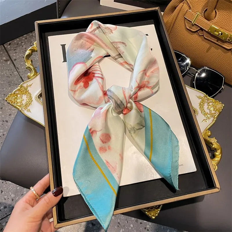 Foulard en Satin Femme Maressa