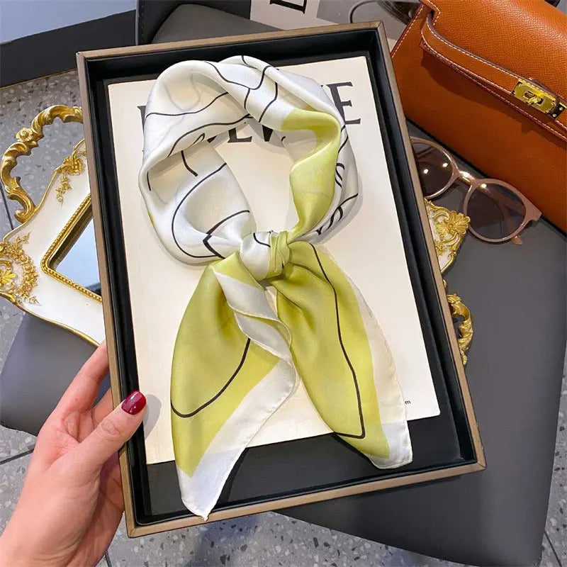 Foulard en Satin Femme Maressa