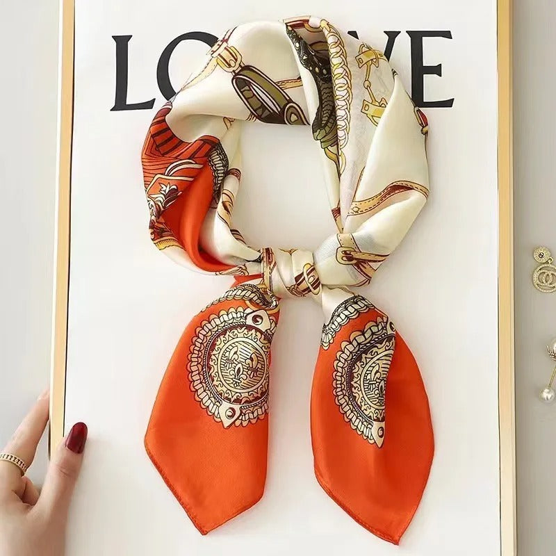 Foulard en Satin Femme Maressa