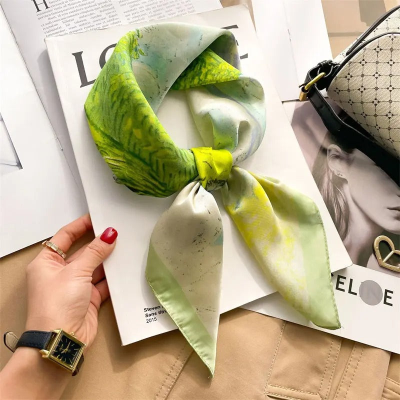 Foulard en Satin Femme Maressa