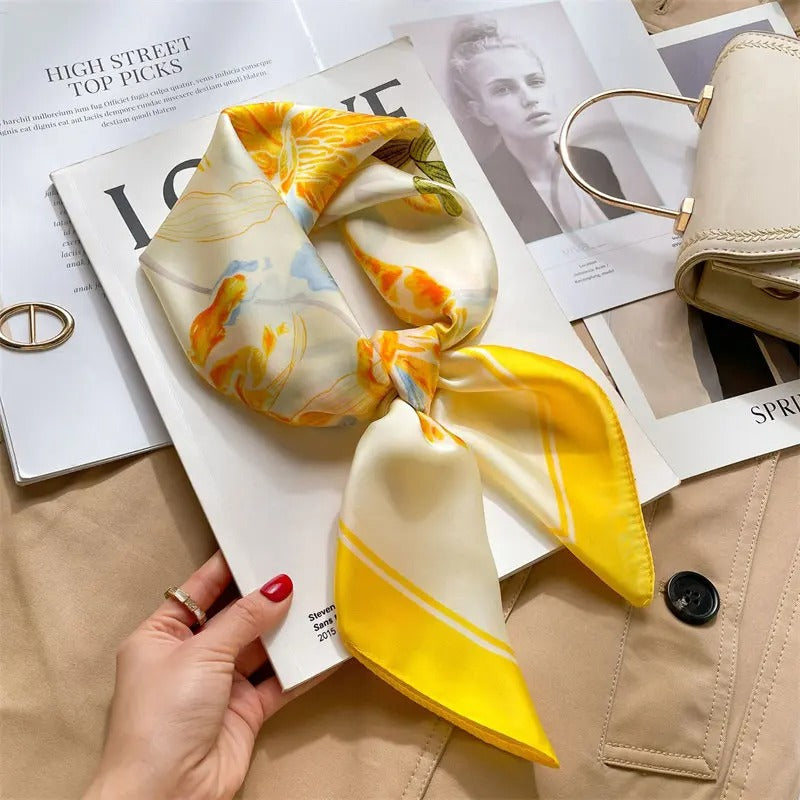 Foulard en Satin Femme Maressa