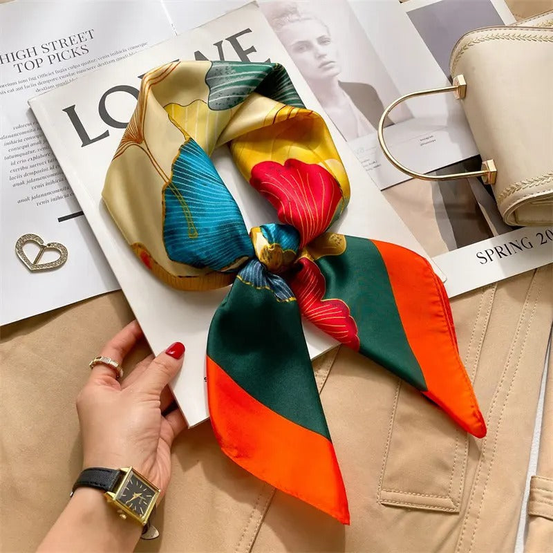 Foulard en Satin Femme Maressa