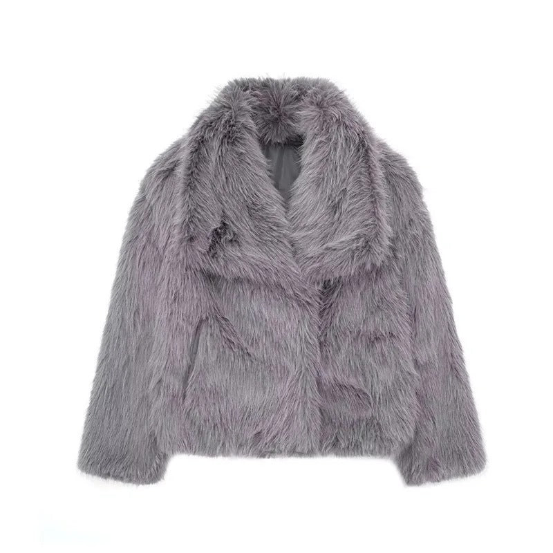 Furva Women's Faux Fur Jacket