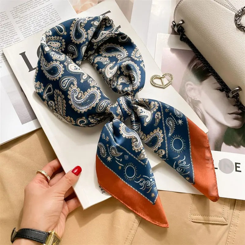 Foulard en Satin Femme Eliora