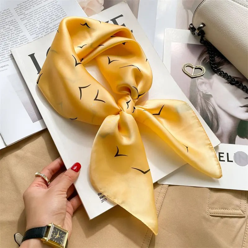 Foulard en Satin Femme Eliora