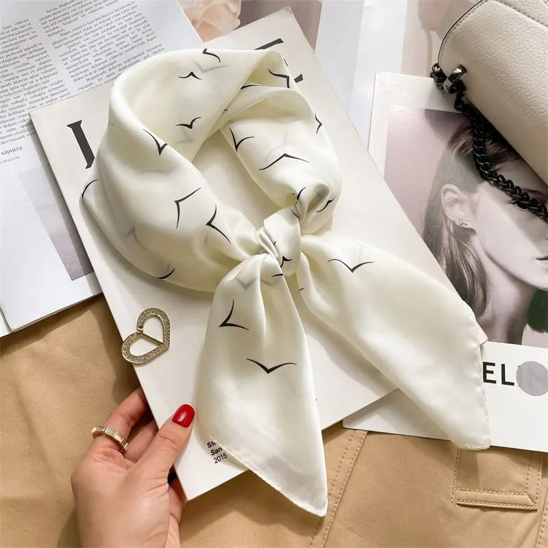 Foulard en Satin Femme Eliora