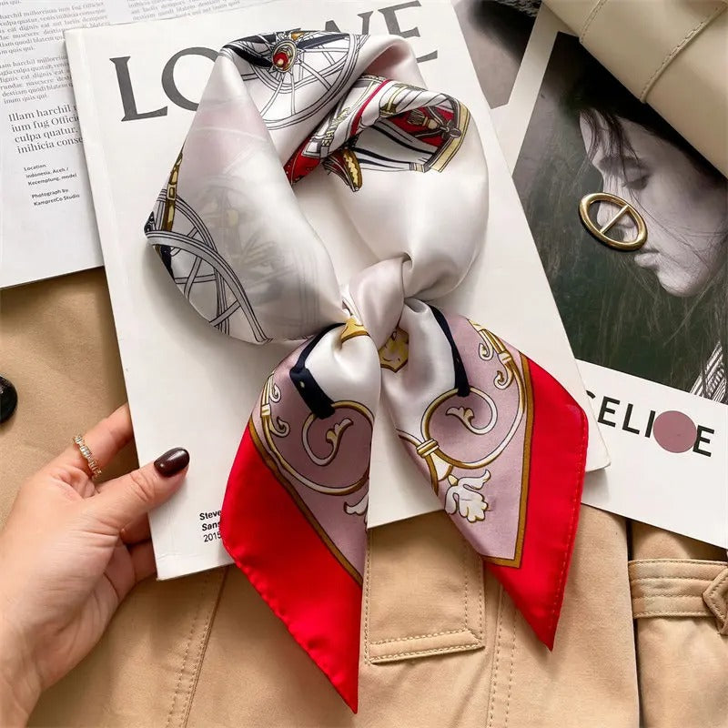 Foulard en Satin Femme Eliora