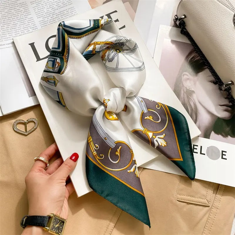 Foulard en Satin Femme Eliora