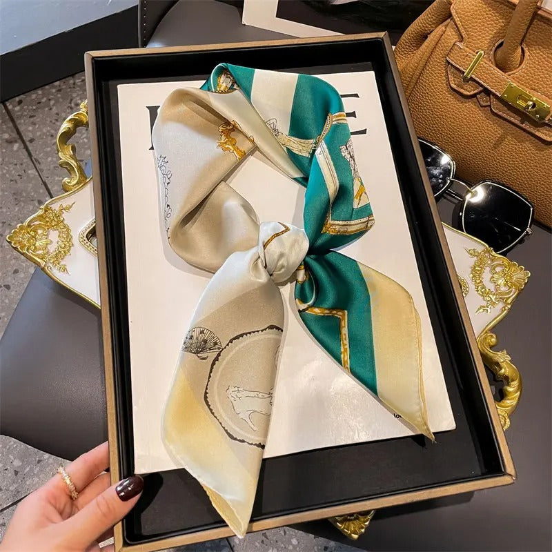 Foulard en Satin Femme Eliora